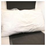 Oversized White Bed Pillow  Brand Not Visible