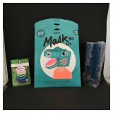 Lot: omy 3D T-Rex Mask, 16 Space Kids Cups &...