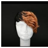 Short Black & Copper Accent Wig  Brand Not...