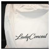 LadyConceal Leather Satchel Handbag