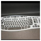 Silicone Keyboard Cover  Clear/Black