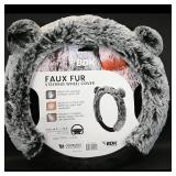 BDK Faux Fur Steering Wheel Cover (Fits...