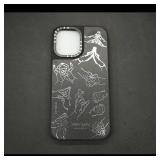 iPhone 16 Protective Case  Black Illustrated