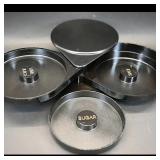 Black Three-Compartment Condiment Server...