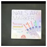 Nails Art Marker 12 Pieces  Water-based Nail Pens