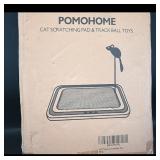 POMOHOME Cat Scratching Pad & Track Ball Toy...