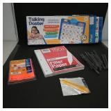 Assorted School Supplies Lot (Poster, Paper,...