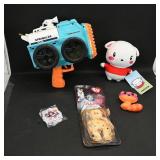 Assortment of Toys: Sprinkler Bubble Car,...