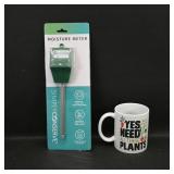Simply Conserve Moisture Meter & Plant Mug (2 pcs)