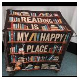 Throw Blanket "Reading Is My Happy Place"
