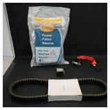 Assortment: Foam Filter Sleeve, Magnetic Base,...