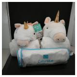 pillowfort Unicorn Hooded Blanket & Cottonblue...