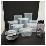Plastic Food Containers & Rice Bowl with ACGT...