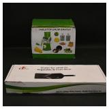 Mandolin Slicer & Tabletop Drum Grater (2 pcs)