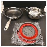 Assorted Cookware: Fryer Pot, Hex-Style Frying...