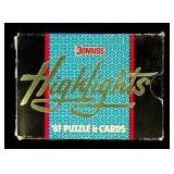 Donruss Highlights 87 Puzzle & Cards Set