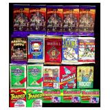 Assortment of Vintage Sports Trading Card Packs...