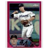 Topps Chrome Joey Wendle Miami Marlins Baseball...