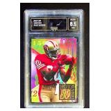 1994 Fleer Jerry Rice #9 Hot Numbers GMA 8.5