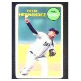Felix Hernandez Pitcher Topps Baseball Card