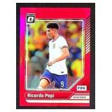 Panini Prizm Optic Ricardo Pepi #9 Red Prizm /299