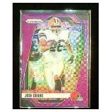 2009 Panini Prizm Josh Cribbs #72 Pink Prizm