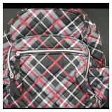 Vera Bradley Quilted Backpack  Plaid Pattern