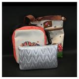Assortment of Three Small Bags & Pouch (3)