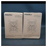POWAUI Surge Protector Model 508-2U1C (2)