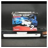 LED Light Bar & Rechargeable Headlamp 2-Pack