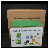 Tabletop Drum Grater  Stainless Steel...