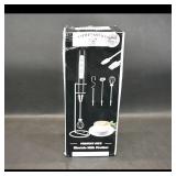 PERFECT GIFT Electric Milk Frother with Stand,...