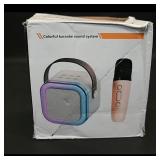 Colorful Karaoke Sound System with Microphone (6W)