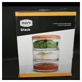 Ooni Stack Glass Bowl Set with Bamboo Lid