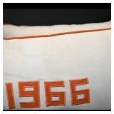 1966 Embroidered Lumbar Pillow