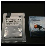 Assortment: Emergency Blanket (52"x82") &...