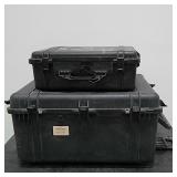 Lot of 2 Pelican 1690 Wheeled Transport Case...