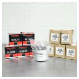 Hustler Filters (5)602581 Oil, (5)411154S...