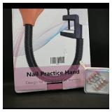 Nail Practice Hand & Sawaba Wearable Manicure Set