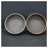 Pair of Tyler Test Sieves, 8" US No.12 (1.7mm)