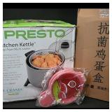 Presto Kitchen Kettle Deep Fryer / Multi-Cooker...