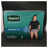 Depend Fresh Protection Maximum Underwear S-M (92)