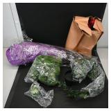 Assortment of Artificial Flowers and Faux...