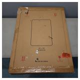 20ï¿½28 Mirror with Black Rounded-Corner Frame