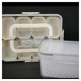 Assortment of 2 Plastic Food Storage Sets