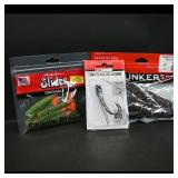Assortment of Soft Plastic Baits & VMC Tokyo...
