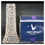 Grey Goose Vodka & Decorative Crystal-Style Stand