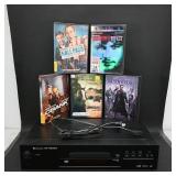 TASCAM DV-D6500 DVD Player with Six DVDs