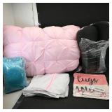 Assortment of Bedroom & Living Room Pillows and...