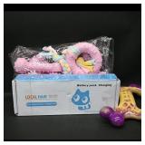 Assortment of Dog Chew Toys & Local Hair Pet...